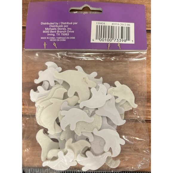Creatology Halloween Foam Ghost Stickers 45 Pieces 150434 matte & glitter - Picture 2 of 3
